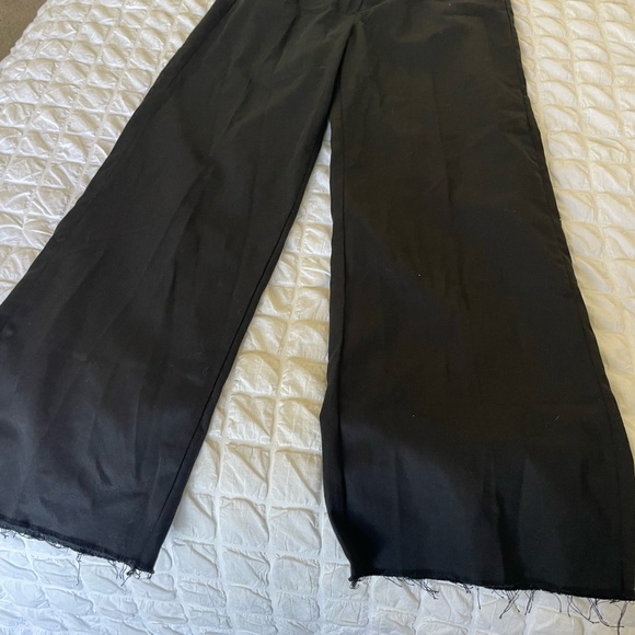 Boyish X Free People black paperbag fray hem pants - Picture 6 of 13